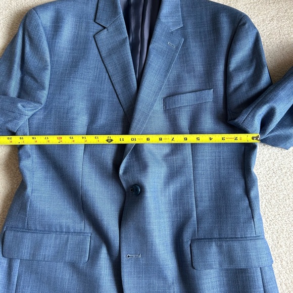 Michael Michael Kors Light Blue Sports Coat Blazer - Picture 4 of 13